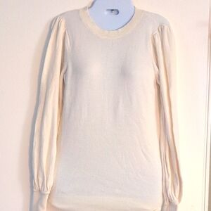 LOFT Ivory Knit Top